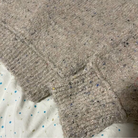 ZARA Oatmeal Knit Sweater Cream Light Grey - M - Picture 7 of 12